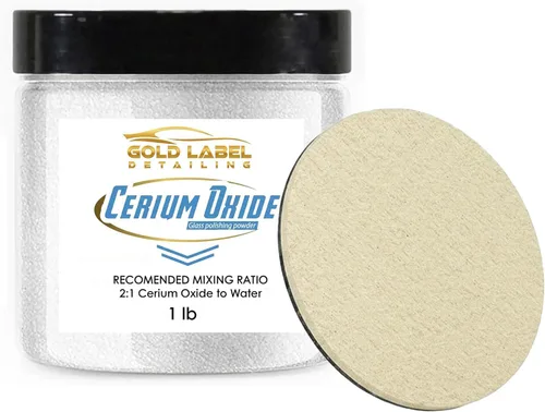 Miniatura 11 de Polvo de Reparación de Vidrio con Óxido de Cerio de Grado Óptico 16oz Reparación de Ventanas y Parabrisas de Vidrio Grado Óptico, para uso