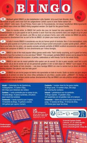 Miniatura 3 de Coiledspring Games Schmidt Bingo