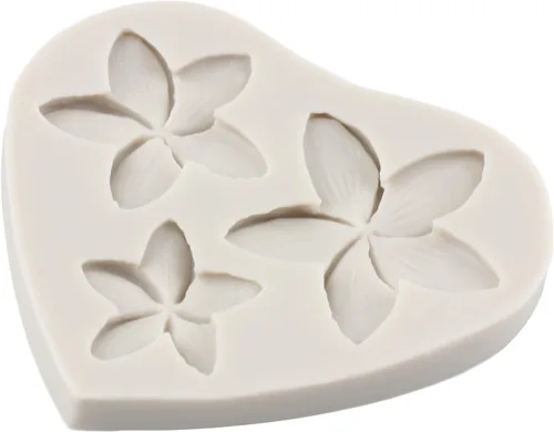 Miniatura 7 de Sijiangmold Frangipani - Molde de silicona para flores de plumeria, molde de flores de peonía, molde de flores de pensamiento para decoración