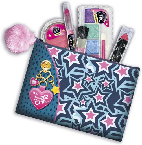 Miniatura 4 de Clementoni 18697 Crazy Chic Pochette - Juego de maquillaje para niñas de 6 años, multicolor