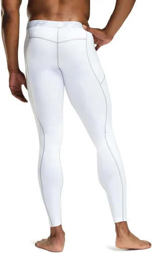 Miniatura 3 de TSLA - Paquete de 1 o 2 pantalones térmicos de compresión para hombre, leggings deportivos y mallas para correr, pantalones para usar como primera