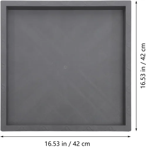 Miniatura 4 de ERINGOGO Flpwer - Carretilla cuadrada para plantas, 16 pulgadas, con ruedas bloqueables, soporte de metal resistente para plantas, plataforma