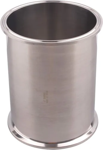 Miniatura 12 de DERNORD Tubo de carrete sanitario con extremos de abrazadera, tubo redondo sin costuras de acero inoxidable 304 con brida de virola de triple