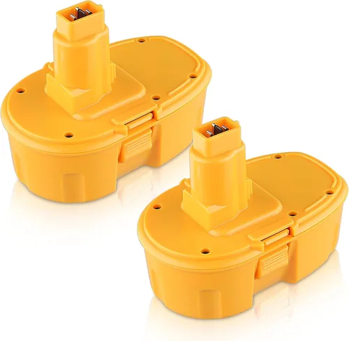 2 paquetes de 18 V 4.8 Ah DC9096 Ni-Mh repuesto para batería Dewalt de 18 V compatible con batería Dewalt de 18 V DW9095 DW9096 DW9099 DE9039 DE9095
