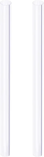 Miniatura 9 de Tubo de PVC transparente Tubo rígido de plástico Tubería redonda, [para iluminación, acuario, pecera] - 0.354 in de diámetro interior x 0.394 in