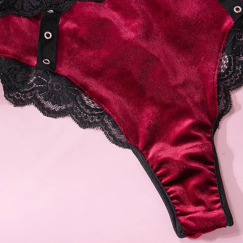 Miniatura 8 de HHX Lencería sexy para mujer, body de encaje, trajes de cuerpo, ropa moldeadora, red de pesca, camisones de muñeca bebé, peluches y camisetas