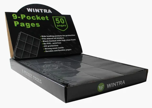 Miniatura 4 de Páginas superiores de 9 bolsillos de doble cara para tarjetas, 900 bolsillos de carga lateral para tarjetas, hojas protectoras de tarjetas