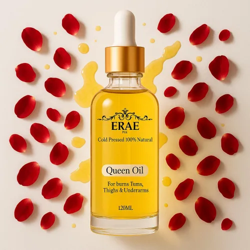 Miniatura 9 de Erae Queen Oil - Aceite reafirmante botánico natural prensado en frío para cara y cuerpo - Hidrata tensa y restaura la elasticidad para la piel