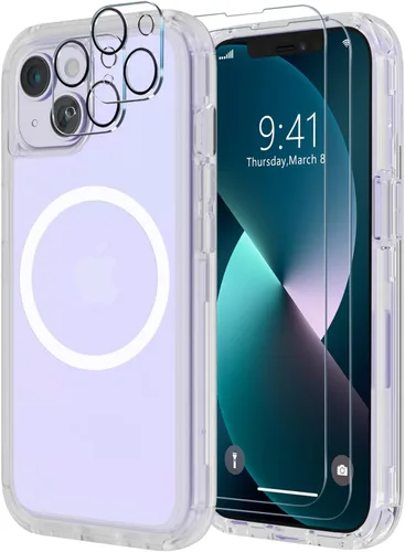 Miniatura 22 de Diverbox Funda para iPhone 13 [A prueba de golpes] [A prueba de caídas] [A prueba de polvo], Funda de Teléfono de Protección Resistente para Apple