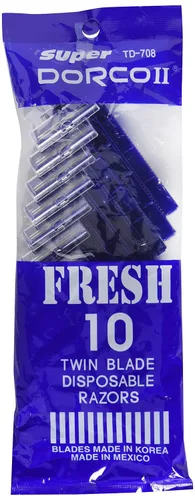Miniatura 2 de DORCO RAZORAS DESECHABLES DE HOJA TWIN SUPER FRESH - 10CT