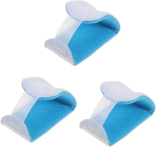 Miniatura 10 de TEHAUX 4pcs banda médica paciente ID banda infantil ID pulsera bebé hospital médico cómodo para distinguir Bluex4 piezas