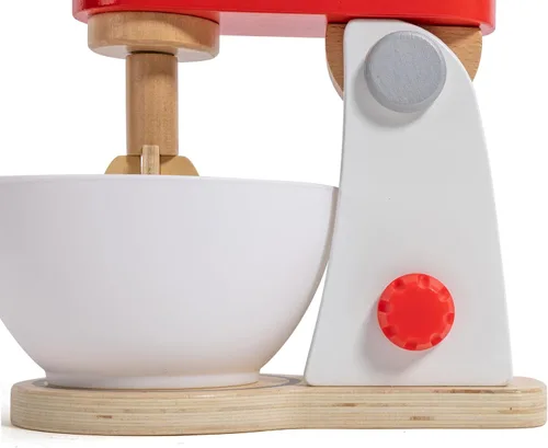 Miniatura 8 de Hape Wooden Mighty Mixer Kitchen Plaset Juguete educativo para hornear para preescolares a partir de 3 años