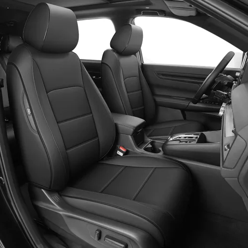 Miniatura 10 de AOMSAZTO Funda de asiento de coche para Mazda 3 2019 2020 2021 2022 2023 2024 2025 2026 – Juego completo de fundas de asiento de piel sintética
