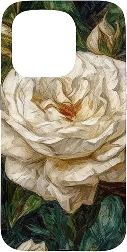 Miniatura 13 de Funda para iPhone 13 Van Gogh Art White Flower White Roses