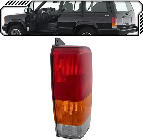 Miniatura 8 de EPIC LIGHTING Luz trasera halógena estilo OE sin montaje de placa de circuito de repuesto para Jeep 97-01 Cherokee [CH2801128 4897398AA] Lado Lado