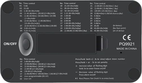 Miniatura 6 de LEAP 9921 - Reloj de ajedrez con gran pantalla, programa actualizado Byo-yomi, retraso y bonus