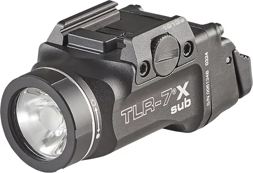 Streamlight 69402 TLR-7 X sub - Luz táctica para armas de 500 lúmenes, diseñada exclusiva y únicamente para pistolas subcompactas selectas con riel