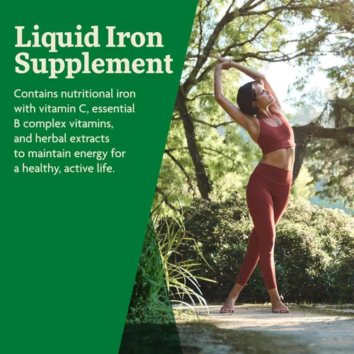 Miniatura 4 de Floradix Hierro y hierbas - Suplemento líquido a base de hierbas para apoyo energético - Suplemento de hierro con vitamina C y complejo de vitamina