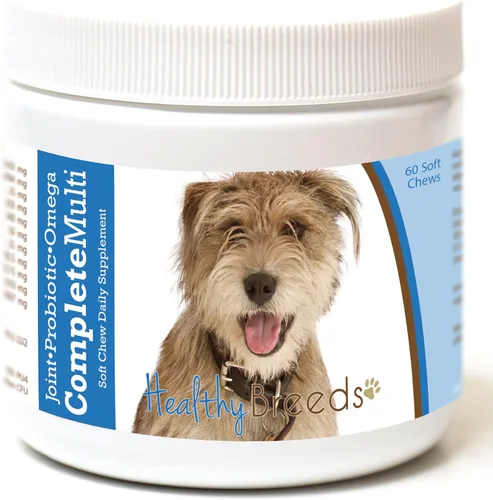Miniatura 388 de Healthy Breeds Pug todo en uno multivitamínico suave masticable 60