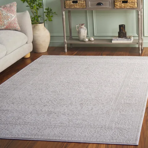 Miniatura 98 de SAFAVIEH Alfombra 10x14 - Colección Reflection - Grande - Beige y Crema, Sin Desprendimiento y Fácil Limpieza, Ideal para Sala de Estar, Dormitorio