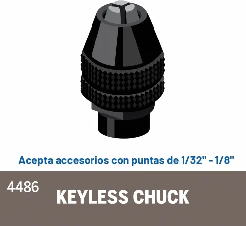 Miniatura 2 de Portabrocas sin llave Dremel 4486 Multipro