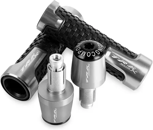 Miniatura 21 de Motocicleta para Benelli TRK502X TRK 502X 2020 2021 2022 Manillar de motocicleta, peso final, agarres para manillar, tapa antivibración deslizante