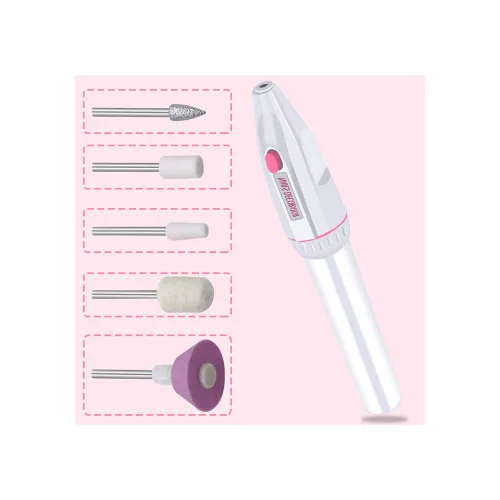 Miniatura 4 de Kit de taladro eléctrico portátil para uñas, manicura y pedicura, máquina de pulir para pulir y pulir, kit de manicura personal y pedicura