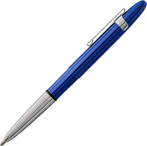 Miniatura 33 de Bolígrafo en forma de bala Fisher Space, con acabado en cromo y en caja de regalo., Cromado