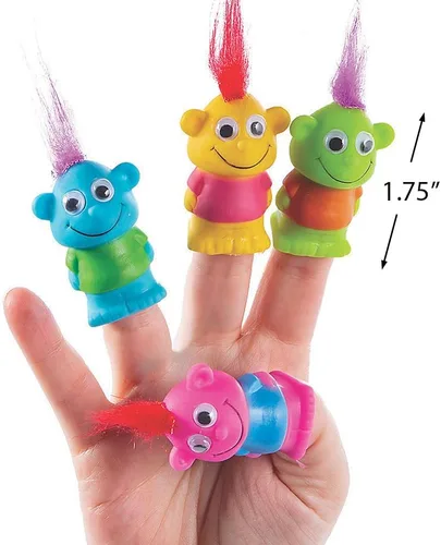 Miniatura 2 de Marioneta de dedo Crazy Hair - Juguetes - 12 piezas