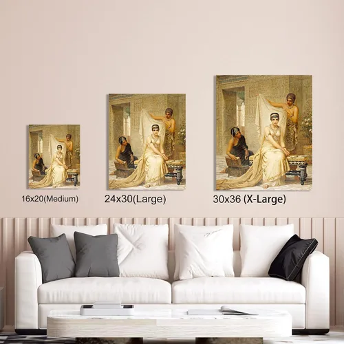 Miniatura 17 de A&T ARTWORK Campo de trigo con cipreses de Van Gogh Las reproducciones de arte clásico mundial, impresiones en lienzo giclée para decoración