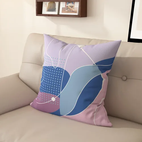 Miniatura 18 de Funda de almohada estampada, respaldo de dormitorio, almohada cuadrada con patrón de alce nórdico moderno, decoración para el hogar y la sala