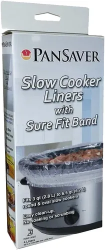 Miniatura 3 de PanSaver 12 Pack Disposable Slow Cooker Liners Crockpot Liners Small Quart Cookers Liners with a Sure Fit Band - NSF approved, KOFK Certified Kosher
