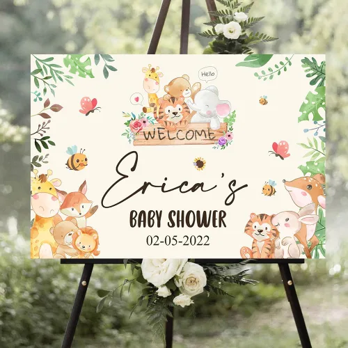 Miniatura 8 de Personalized Baby Shower Welcome Sign, Baby Shower Decoration Customised Baby Shower Party Sign Decor, Baby Shower Sign, Yard Sign Oudoor Party #10