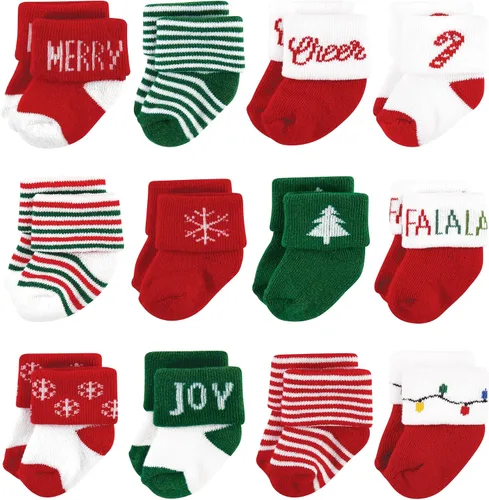 Miniatura 65 de Hudson Baby - Calcetines de algodón para bebés recién nacidos y Terry para niñas bebés