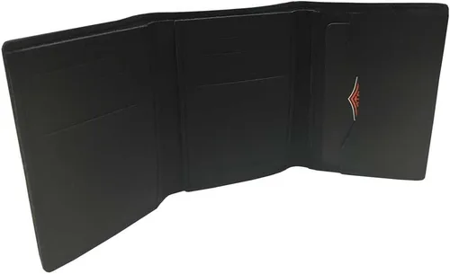 Miniatura 2 de Harley-Davidson Billetera de tres pliegues de cuero con logotipo B&S en relieve para hombre XML3571-BLK, Negro -, Classic