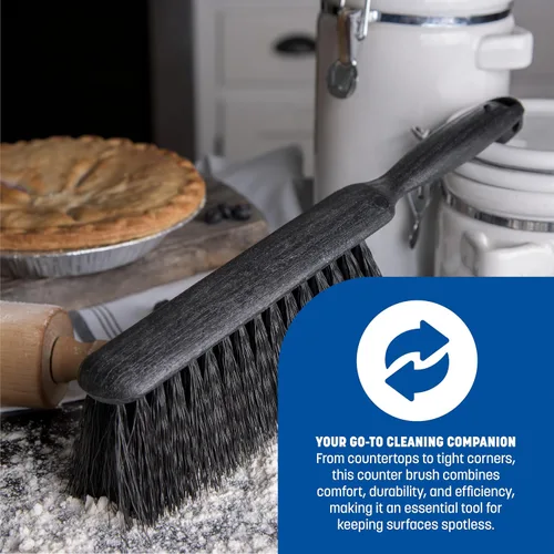 Miniatura 3 de Carlisle FoodService Products 3625803 Cepillo para chimenea/banco, 8 pulgadas, negro