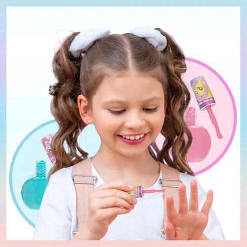 Miniatura 8 de Townley Girl My Little Pony Esmalte de uñas no tóxico a base de agua, juego de esmaltes desprendibles con colores brillantes y opacos para niñas