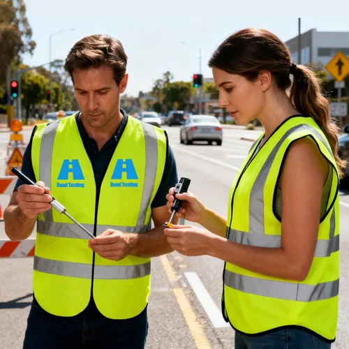 Miniatura 4 de BeautyWill Chaleco de seguridad personalizado Logo Clase 2 Chaleco reflectante de alta visibilidad con bolsillos Ropa de trabajo de construcción