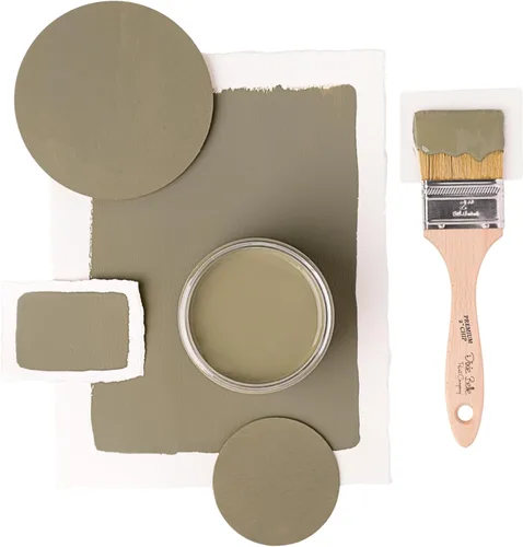 Miniatura 357 de Dixie Belle Paint Company - Pintura con acabado de tiza para muebles, color negro (Caviar), 1 galón, 128 fl oz, pintura mineral color rosa intenso
