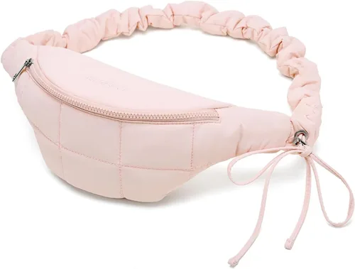 Miniatura 14 de WESTBRONCO Riñoneras para mujeres y hombres, bolsa para cinturón con bolsillos con cremallera, riñoneras modernas, bolsas cruzadas ligeras de 1