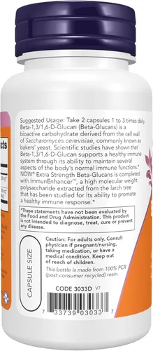Miniatura 3 de Beta-Glucans con ImmunEnhancer - 60 cápsulas, 733739030337, 60, 1, 1