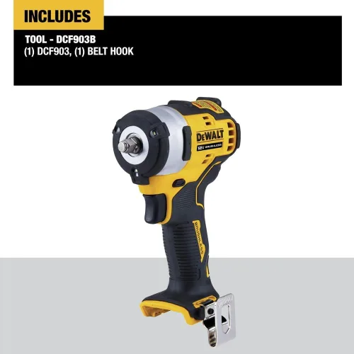 Miniatura 2 de DEWALT DCF903B XTREME 12V MAX* Llave de impacto inalámbrica sin escobillas de 3/8 pulgadas (solo herramienta)