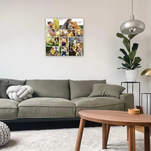 Miniatura 3 de CCWACPP Impresiones en lienzo personalizadas con tus fotos, collage de fotos personalizadas, arte de pared con múltiples fotos, carga tu familia