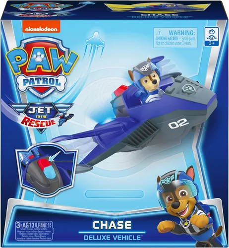 Miniatura 2 de Patrulla Canina, Vehículo transformador de lujo Jet al rescate de Chase con luces y sonidos