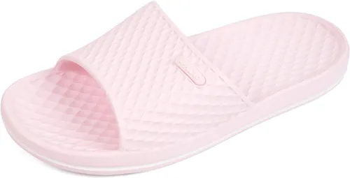 Miniatura 27 de FUNKYMONKEY - Sandalias de baño para mujer, sandalias para el interior del hogar, playa, antideslizantes