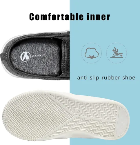 Miniatura 2 de HOMEHOT Zapatos deportivos de vestir casuales de piel sintética para niños (niños pequeños, niños grandes, niños pequeños)