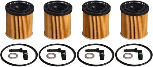 Miniatura 9 de Filtros de aceite con juntas tóricas y juntas de tapón de drenaje 26320-3N000 Compatibles con Genesis G80 GV80 3.5L 2021-2023/GV70 3.5L
