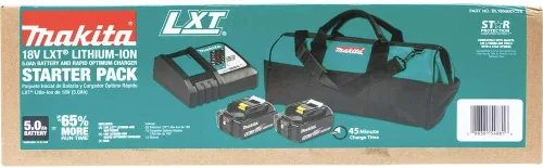 Miniatura 8 de Makita BL1850BDC2X - Batería de iones de litio LXT® de 18 V y cargador óptimo rápido (5.0 Ah)
