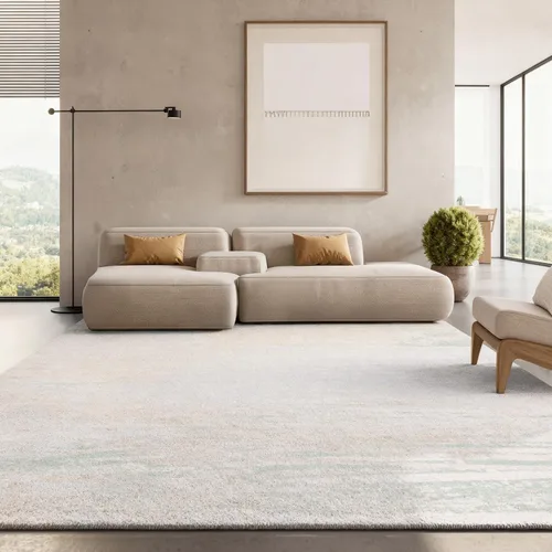 Miniatura 51 de SAFAVIEH, colección Adirondack - Alfombra de 6 x 9 pies, plateada/multicolor, abstracta, moderna, no desprende pelo, de fácil cuidado, para zonas