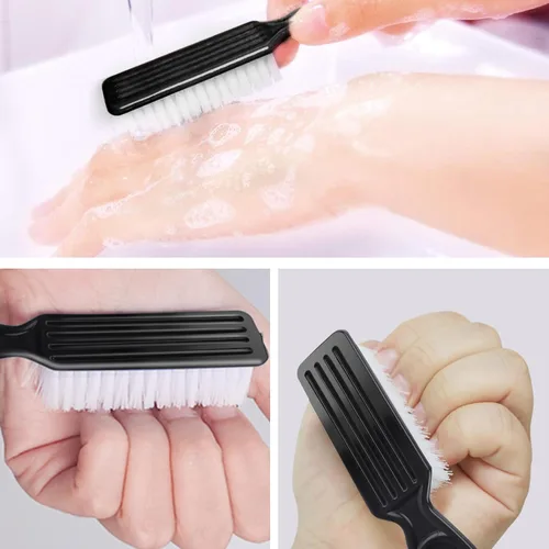 Miniatura 3 de NICEMOVIC 10 cepillos de uñas para limpiar las uñas, cepillo limpiador de uñas con agarre de mango, cepillo limpiador de uñas de mano, herramientas
